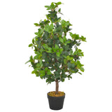 Vidaxl Artificial Plant With Pot Laurel Tree 90 Cm Green