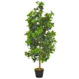 Vidaxl Artificial Plant With Pot Laurel Tree 120 Cm Green
