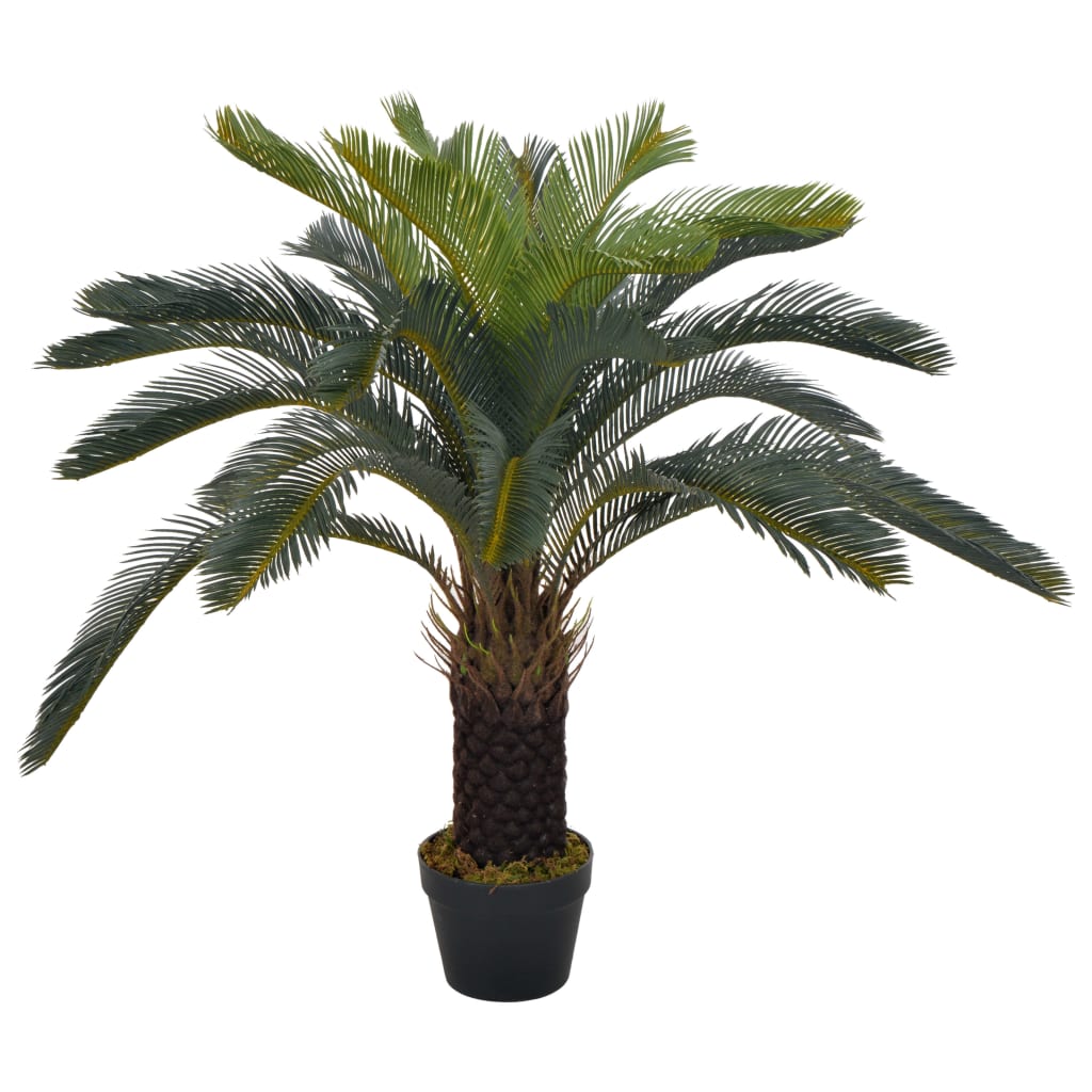 Vidaxl Artificial Plant with Pot Cycaspalm 90 cm Green