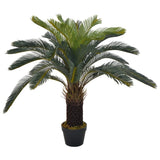 Vidaxl Artificial Plant with Pot Cycaspalm 90 cm Green