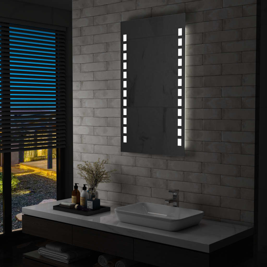 LED specchio da bagno Vidaxl 60x100 cm