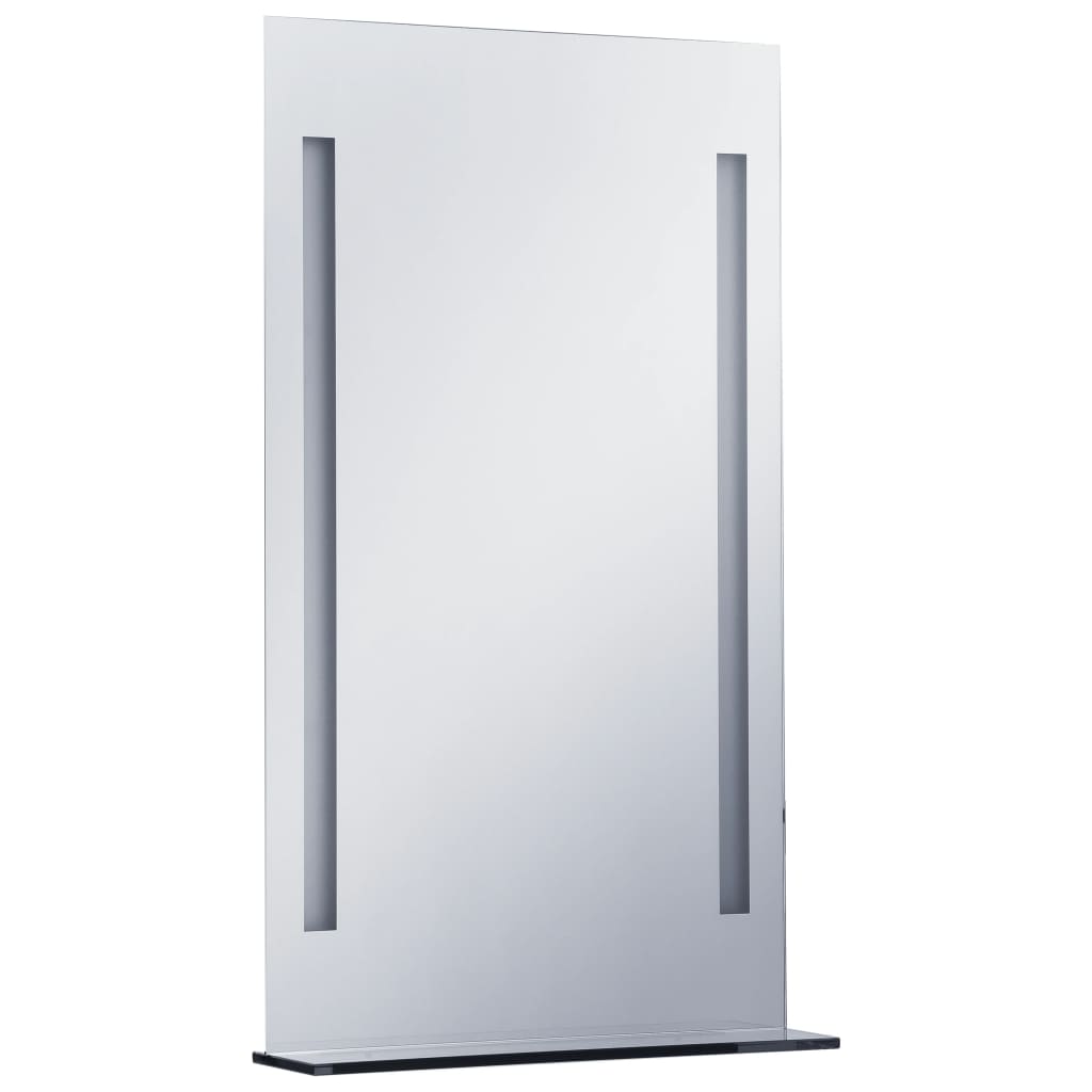 Vidaxl Buedzëmmer Spigel gefouert mat Schrap 60x100 cm