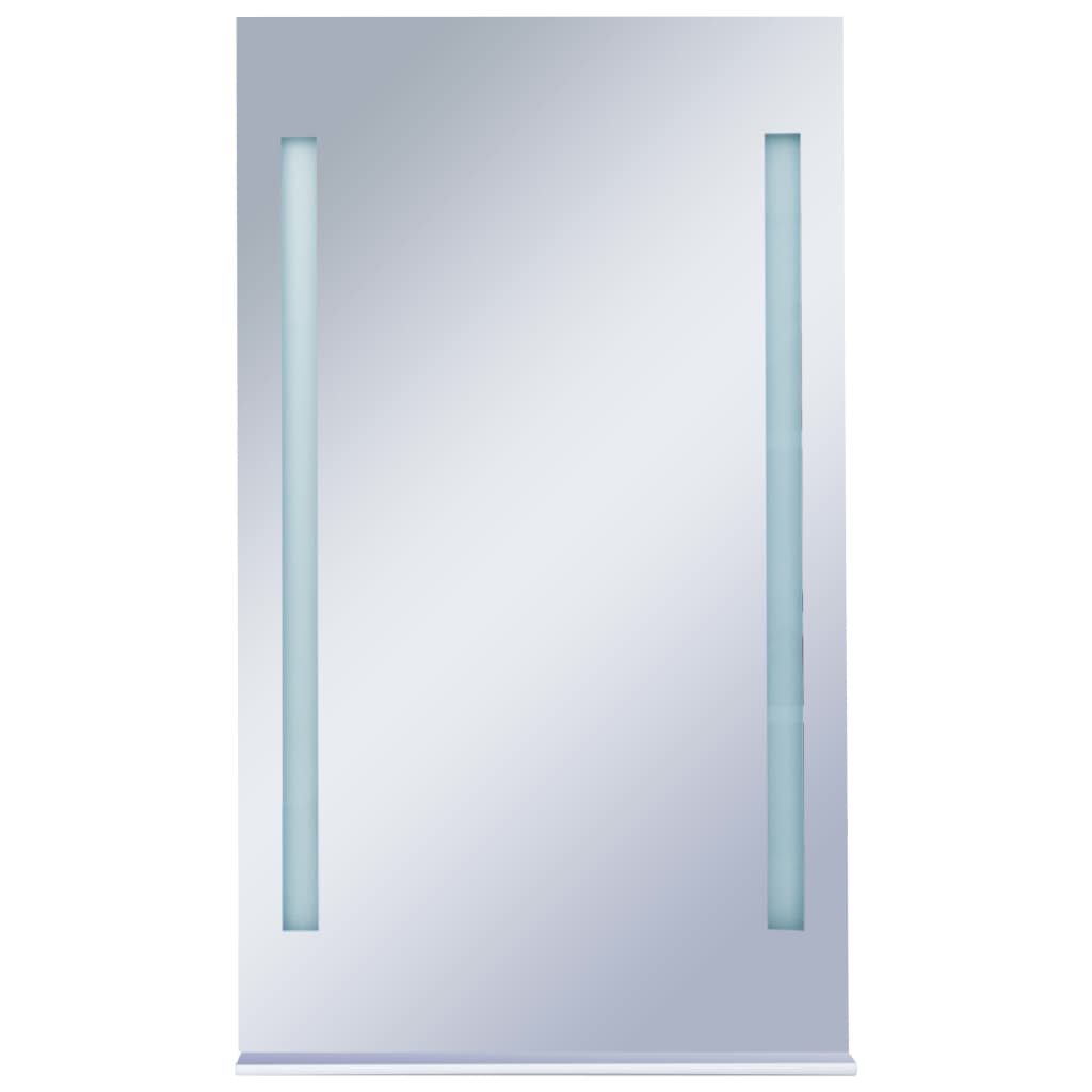 Vidaxl Buedzëmmer Spigel gefouert mat Schrap 60x100 cm