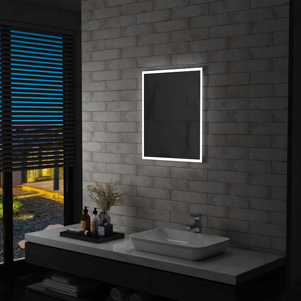 Vidaxl łazienka lustro LED 50 x 60 cm