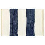 Vidaxl Placemats 6 st Chindi stribet 30x45 cm blå og hvid