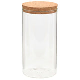 Garnki do przechowywania vidaxl z pokrywką 6 st 1100 ml szkła