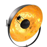 BIDAXL -lampa Standing E27 51 cm svart och guld