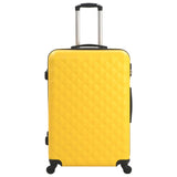 Vidaxl 3-piece hard suitcase set ABS yellow