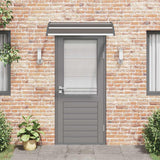 Vidaxl Door Canopy 120x75 cm pc sort sort