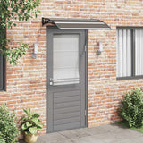 Vidaxl Door Canopy 120x75 cm PC Black
