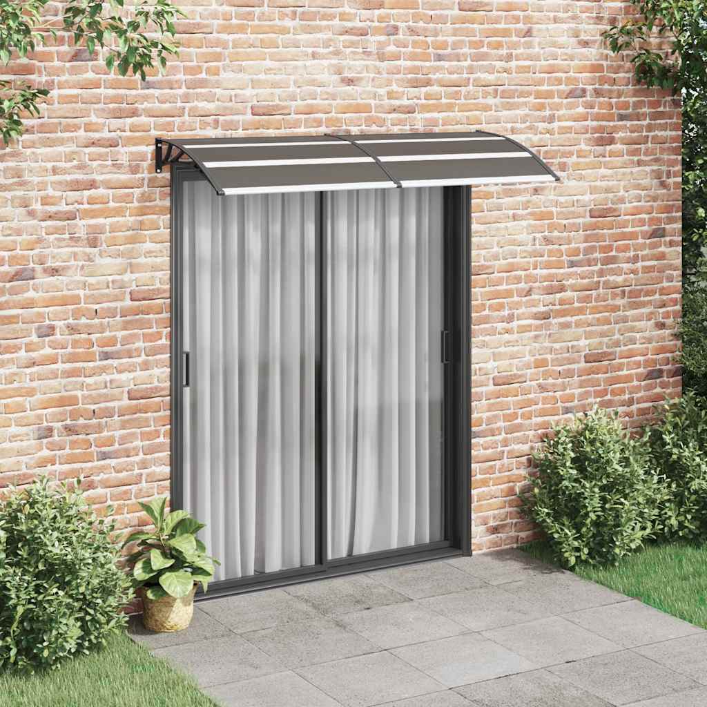 Vidaxl Port Canopy 200x75 cm PC nero