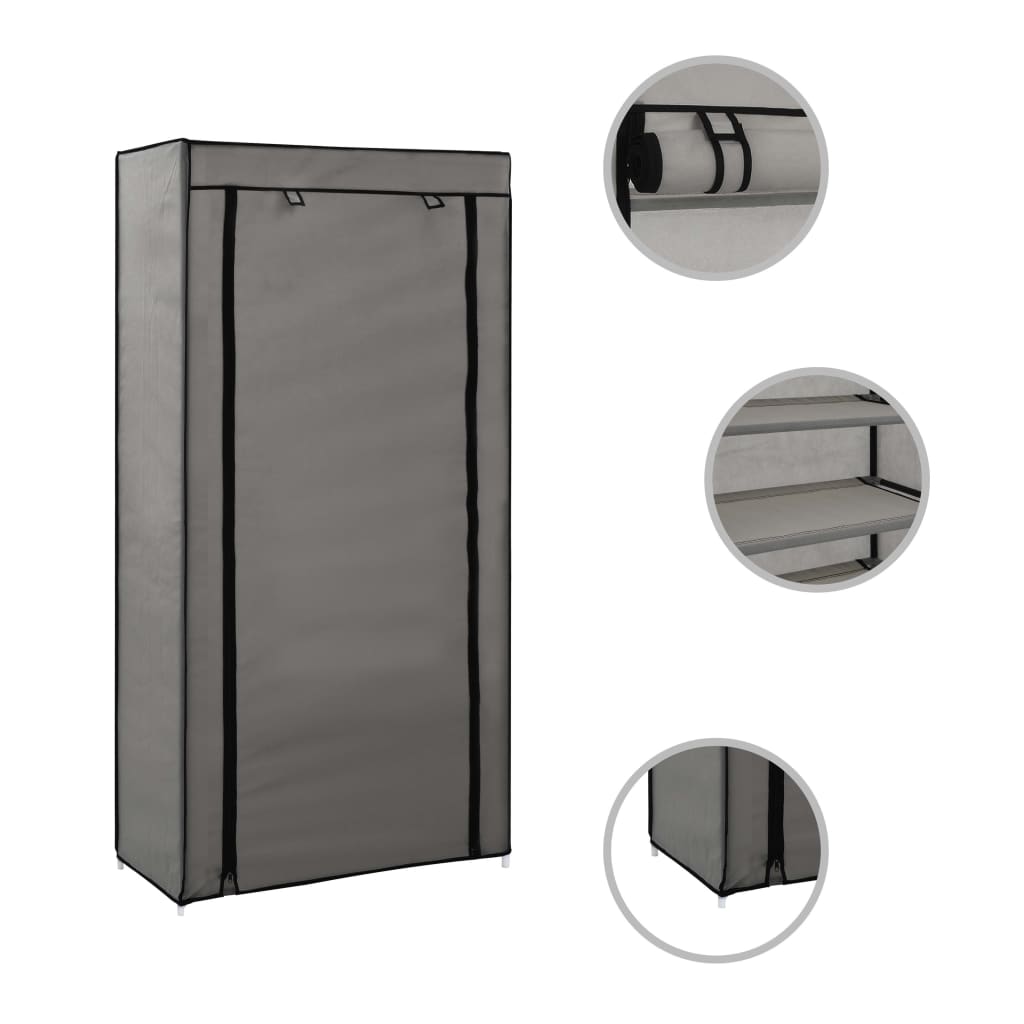 Skříň bot Vidaxl s krytem 58x28x106 cm