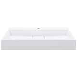 Vidaxl Wash -basin 80x46x11 cm Mineral Cast Marble Cast White