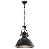 Vidaxl ceiling lamp around E27 Black