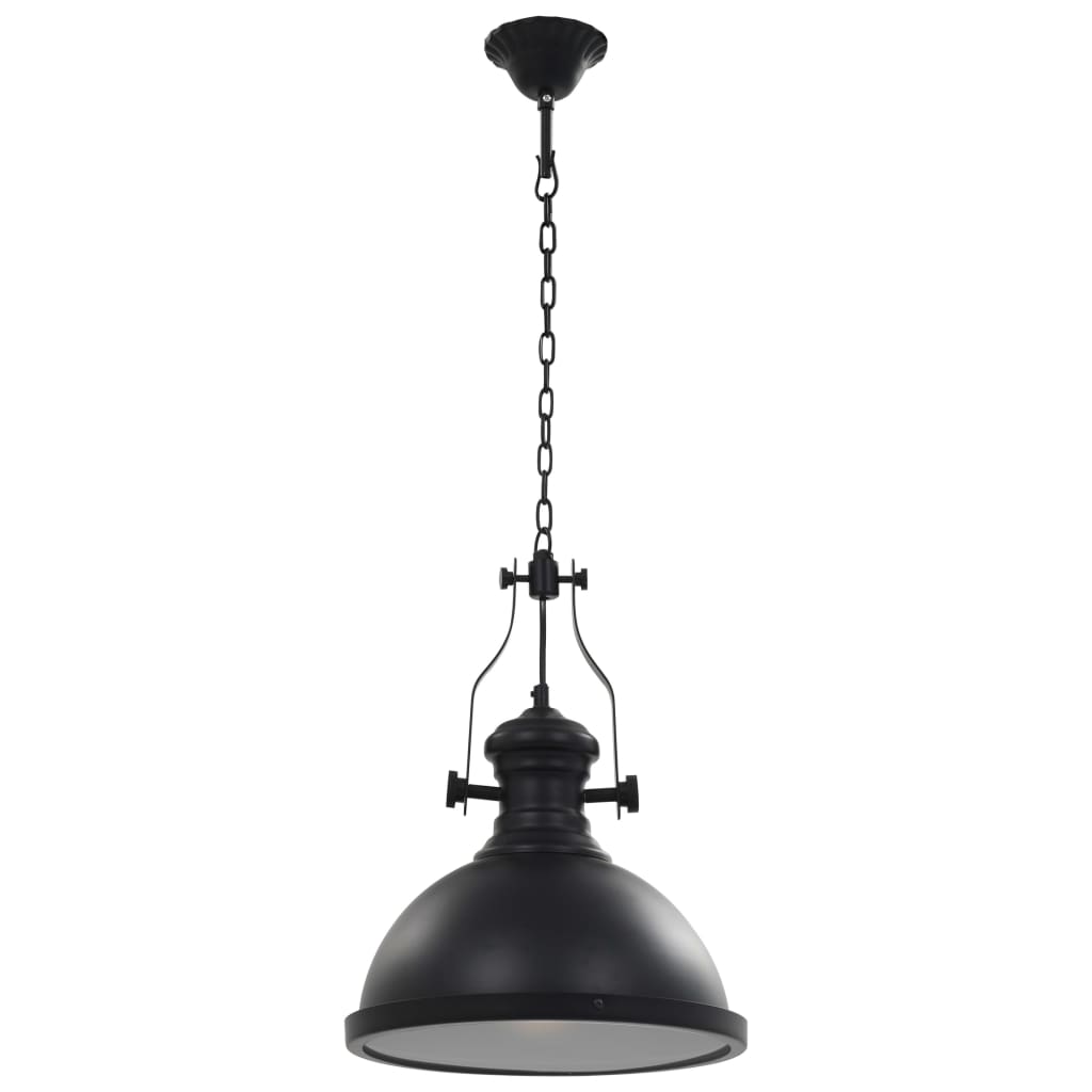 Vidaxl ceiling lamp around E27 Black