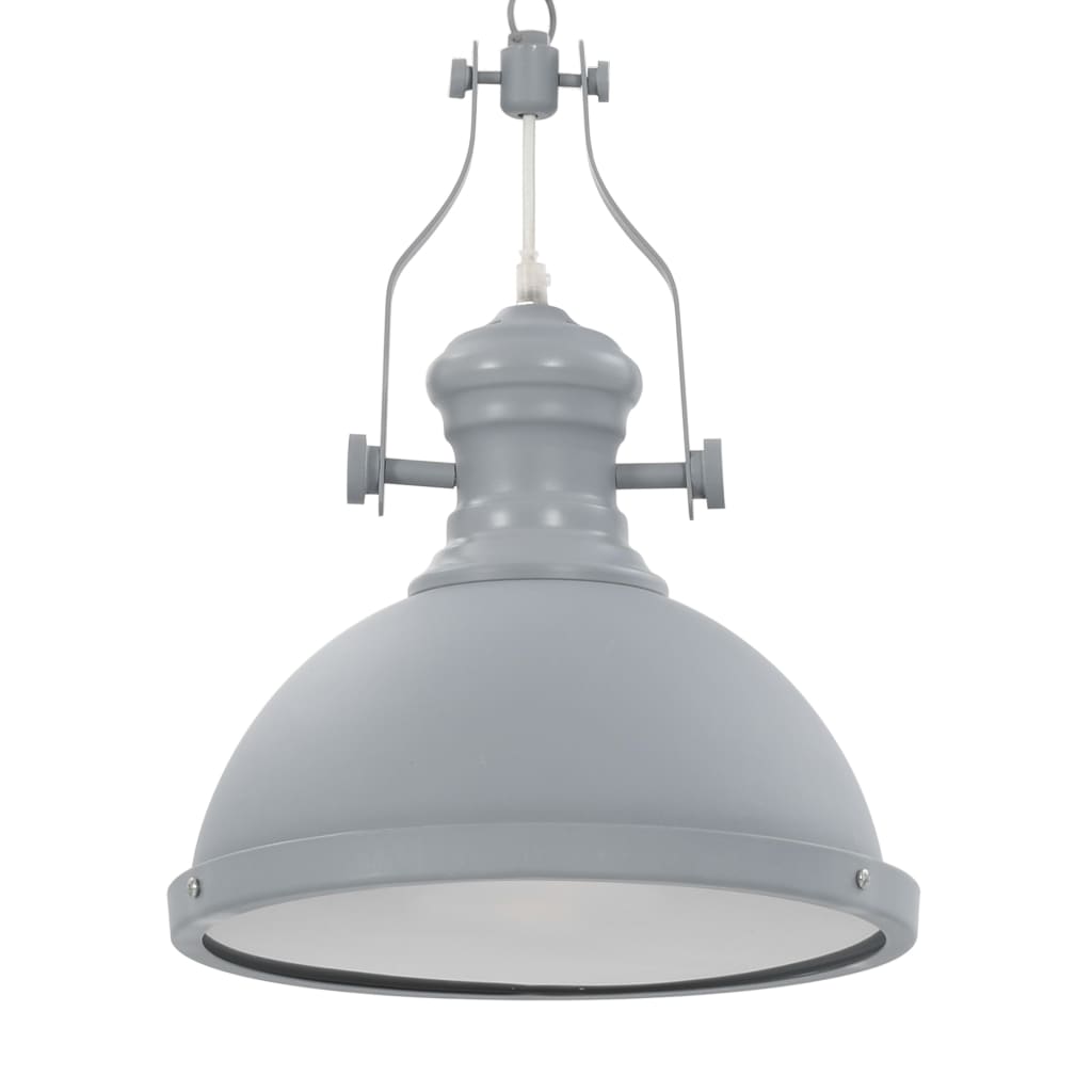 Vidaxl ceiling lamp around E27 Gray