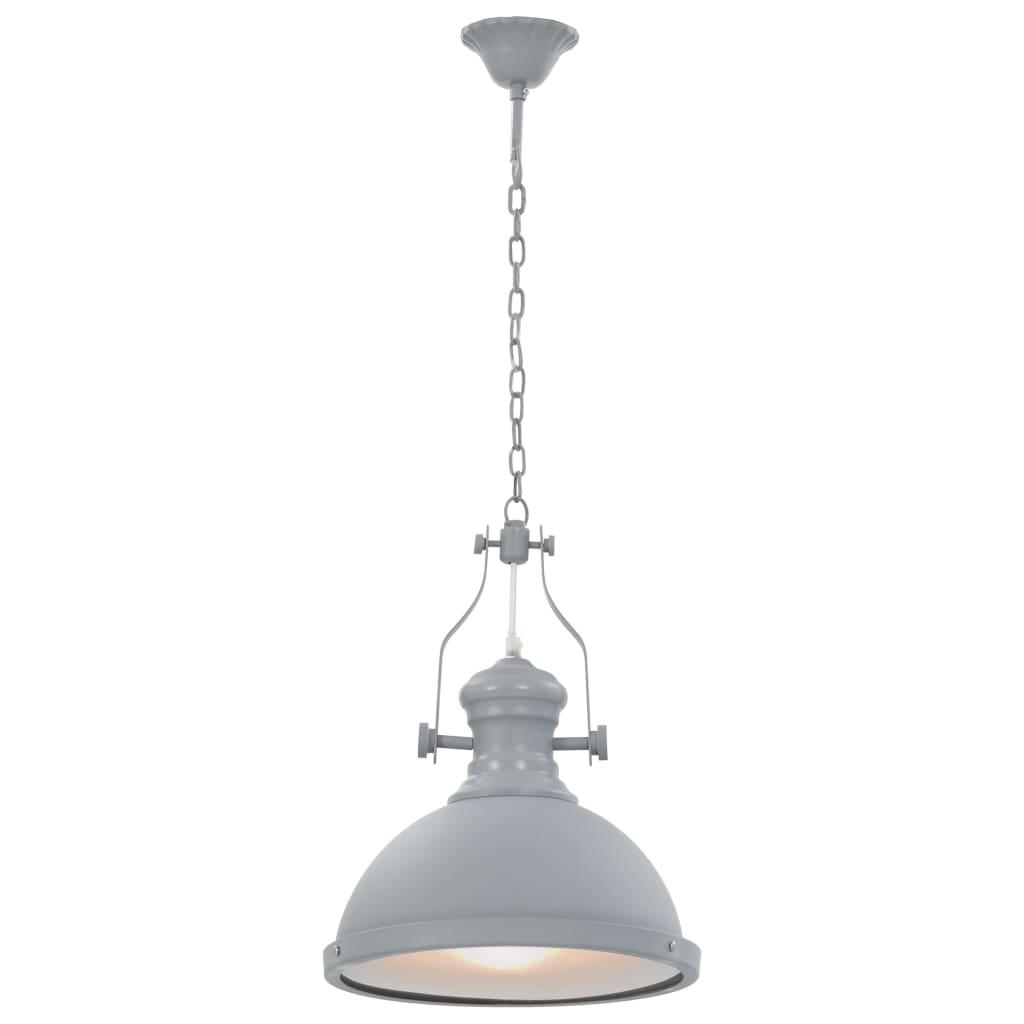 Vidaxl ceiling lamp around E27 Gray