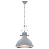 Vidaxl ceiling lamp around E27 Gray