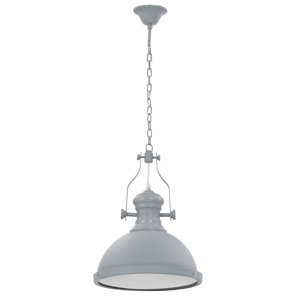 Vidaxl ceiling lamp around E27 Gray