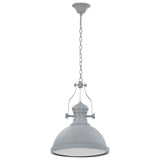 Vidaxl ceiling lamp around E27 Gray