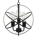 Vidaxl hanging lamp around 3xe27 black