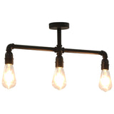 Vidaxl stropní lampa 3xe27 černá