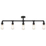 Vidaxl Ceiling lamp 5xe27 Black