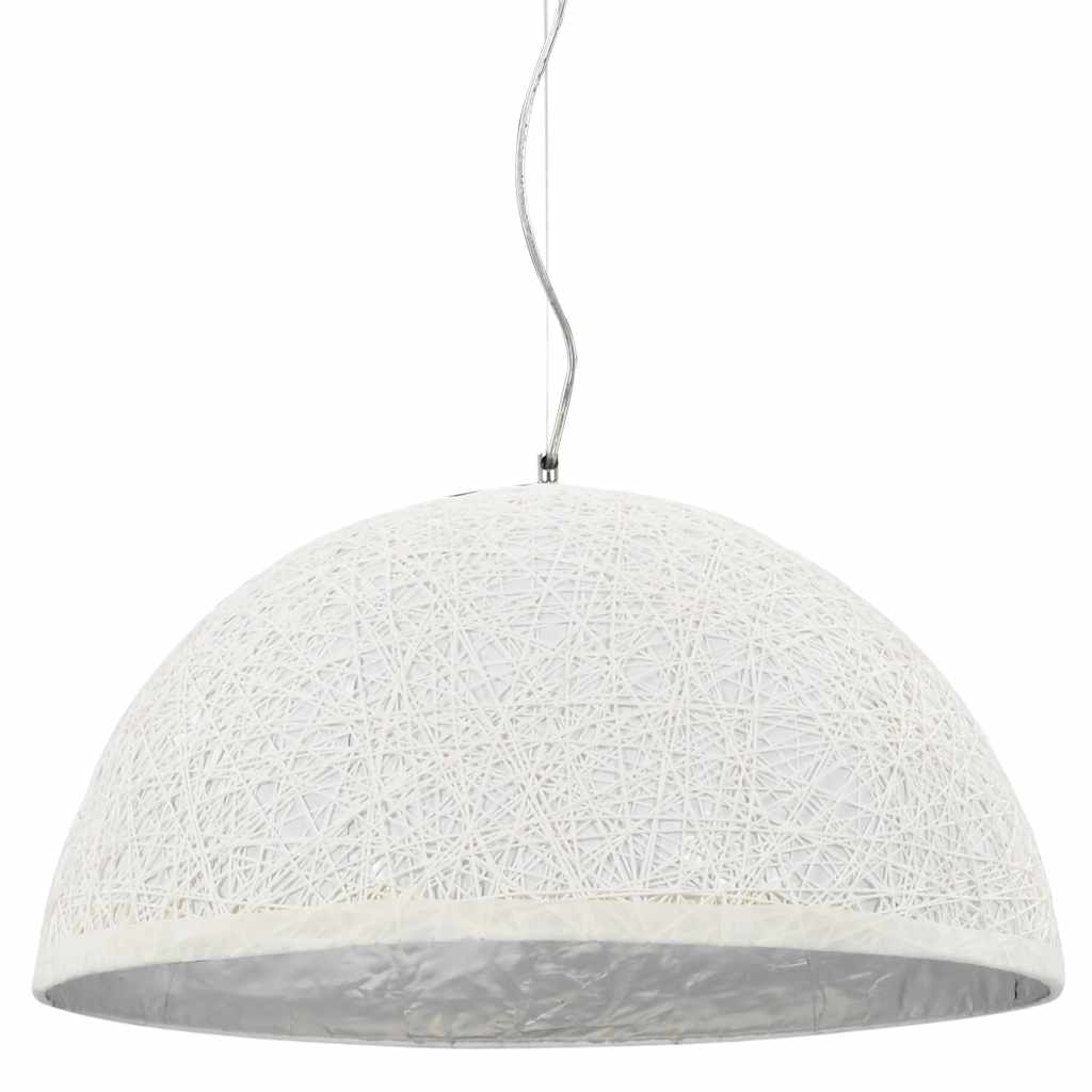 Vidaxl hanging lamp E27 Ø50 cm white and silver