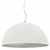 Vidaxl hanging lamp E27 Ø50 cm white and silver