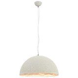 Vidaxl hanging lamp E27 Ø50 cm white and silver