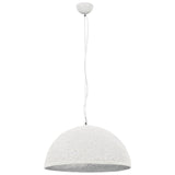 Vidaxl hanging lamp E27 Ø50 cm white and silver
