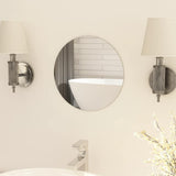 Vidaxl round frameless mirror 30 cm glass