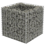 Vidaxl raised gabion planter 50x50x50 cm galvanized steel