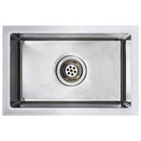 Vidaxl sink handmade stainless steel
