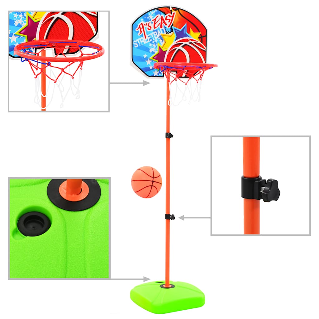 Vidaxl Children's Basketball Hoop and Ball Set