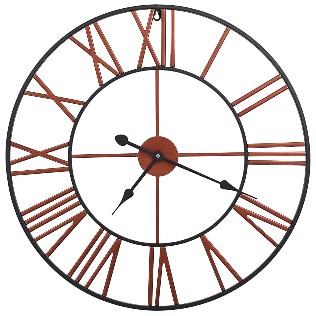 Vidaxl wall clock 58 cm Metal Red