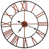 Vidaxl wall clock 58 cm Metal Red