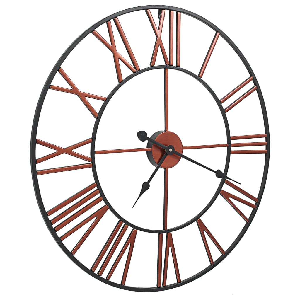 Vidaxl wall clock 58 cm Metal Red