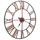 Vidaxl wall clock 58 cm Metal Red