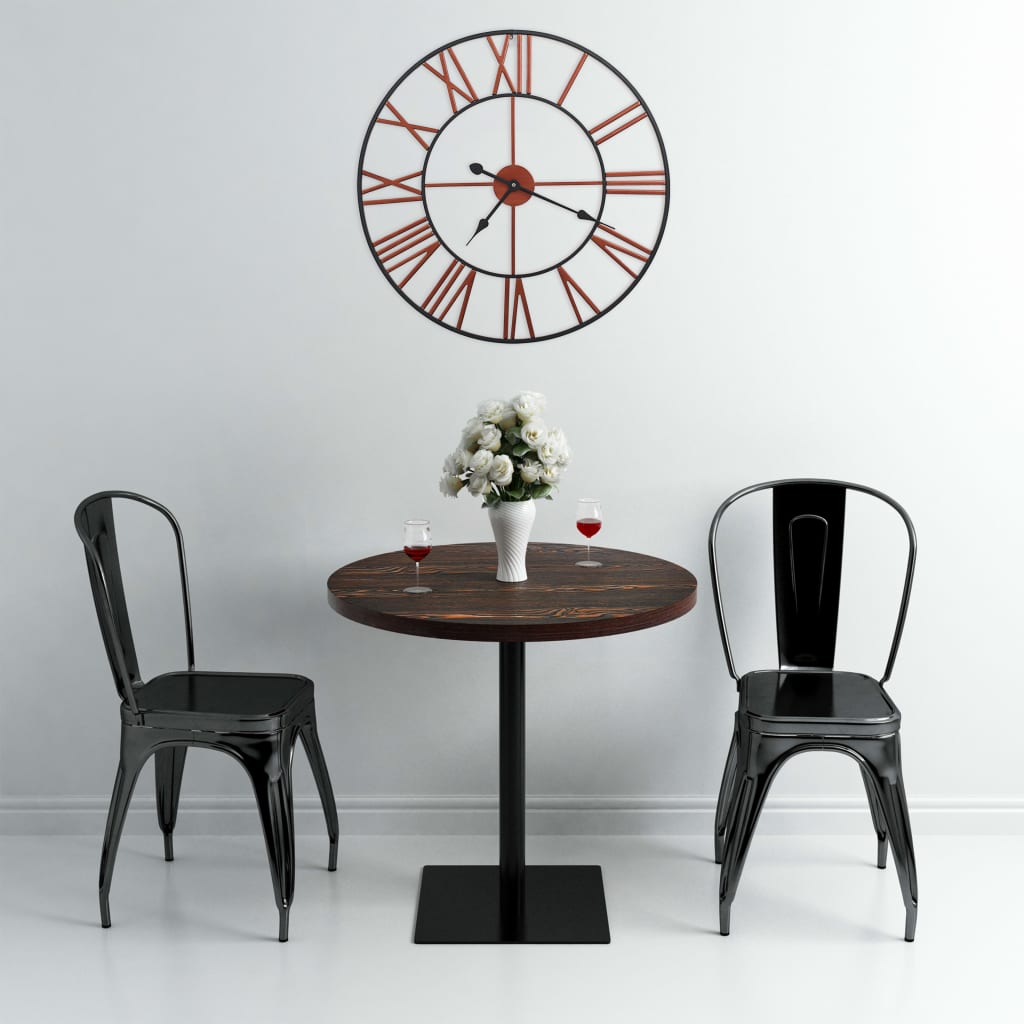 Vidaxl wall clock 58 cm Metal Red