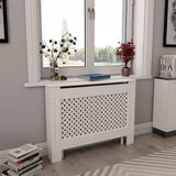 Vidaxl radiator cover 112x19x81.5 cm MDF white