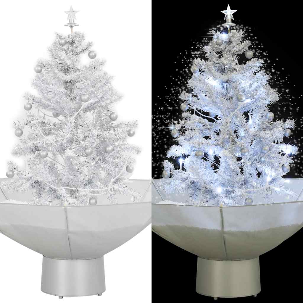Vidaxl Christmas tree Snowing with umbrellasis 75 cm white