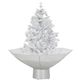 Vidaxl Christmas tree Snowing with umbrellasis 75 cm white
