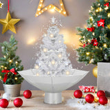 Vidaxl Christmas tree Snowing with umbrellasis 75 cm white