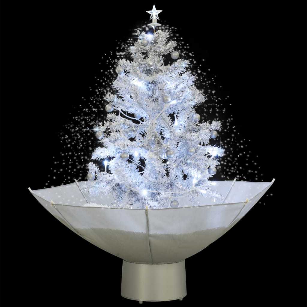 Vidaxl Christmas tree Snowing with umbrellasis 75 cm white