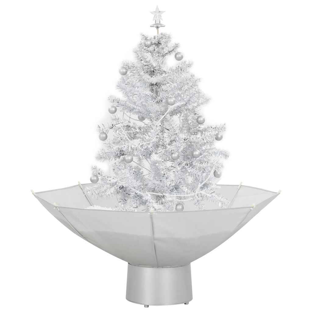 Vidaxl Christmas tree Snowing with umbrellasis 75 cm white