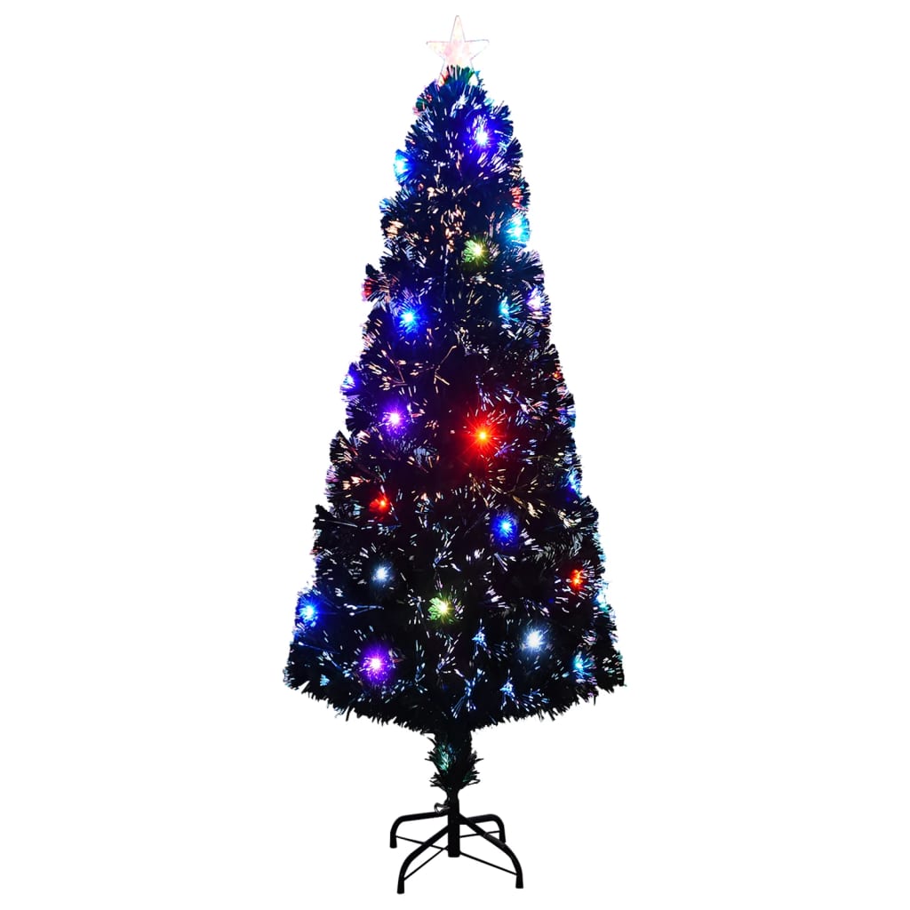 Vidaxl Božično drevo z LED in standardno 240 cm optiko vlaken