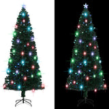 Vidaxl Božično drevo z LED in standardno 240 cm optiko vlaken