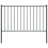 Panel HEK Vidaxl z słupkami 1,7x1,25 m stalowej antracytu z proszkiem