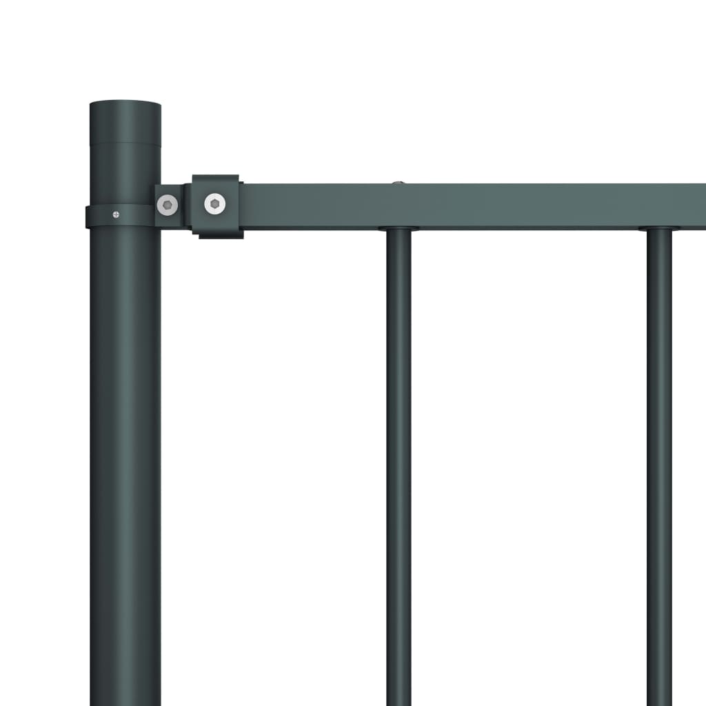 Panel HEK Vidaxl z słupkami 1,7x1,25 m stalowej antracytu z proszkiem